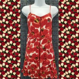 Cute Elle Front Zip Floral Summer Dress